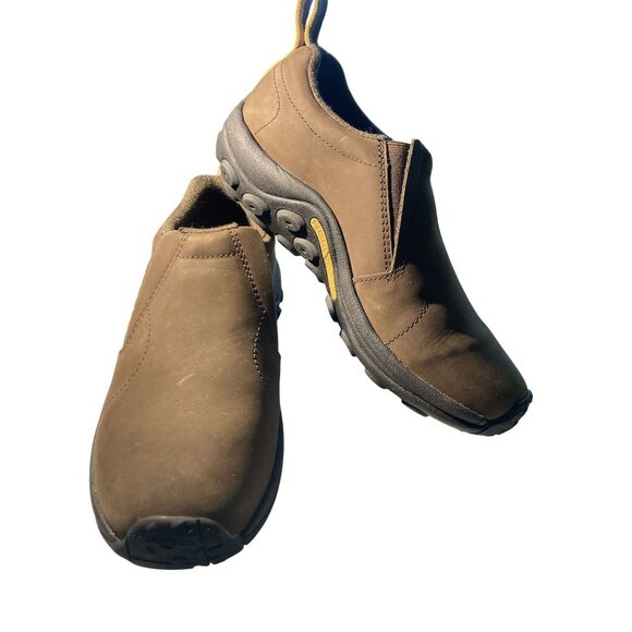 Merrell Bracken Women's  Size 7 Brown Leather Performance Footwear Slip-On Shoes - Picture 2 of 9